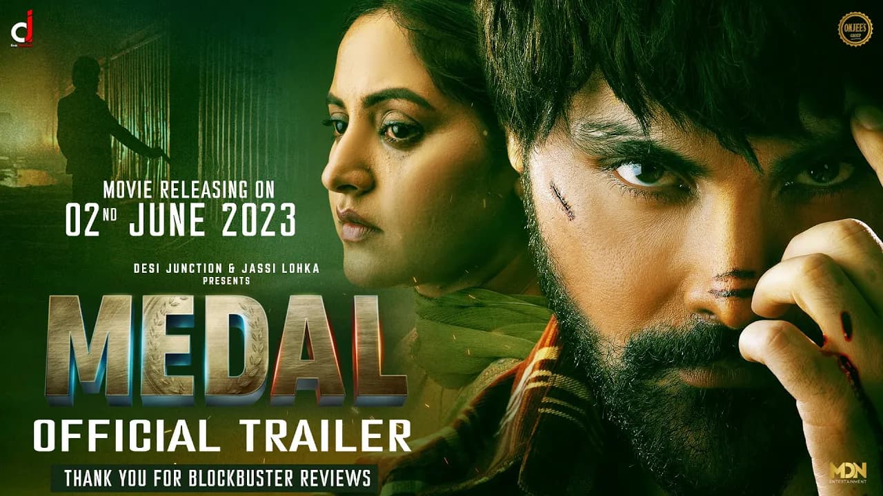 MEDAL (Official Trailer ) - Jayy Randhawa - Baani Sandhu - Releasing 3nd June 23 - Desi Junction