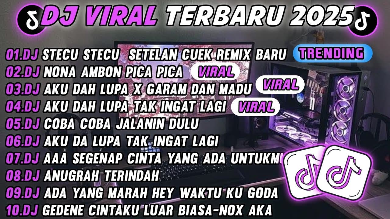 DJ TIKTOK TERBARU 2025-🎵 DJ DJ STECU STECU STELAN CUEK REMIX 🎵 DJ COBA COBA JALANIN DULU FULL ALBUM