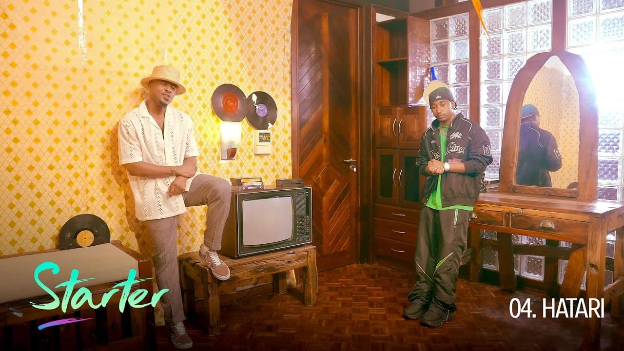 Alikiba feat Jay Melody - Hatari (Visualiser)