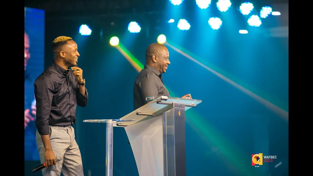 GAISE BABA AT WAFBEC 2023 | Pastor Poju Oyemade asks Gaise Baba to sing ELIJAH LEVEL at WOFBEC