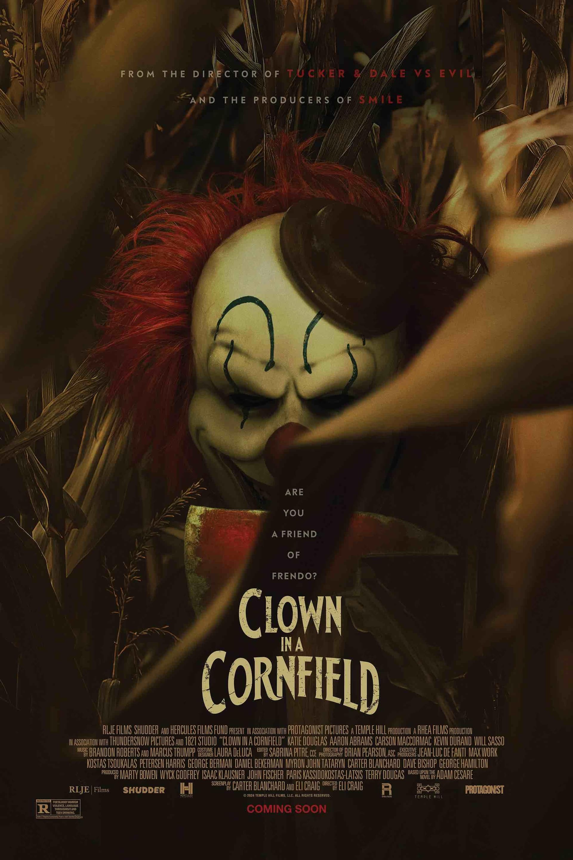 Clown in a Cornfield