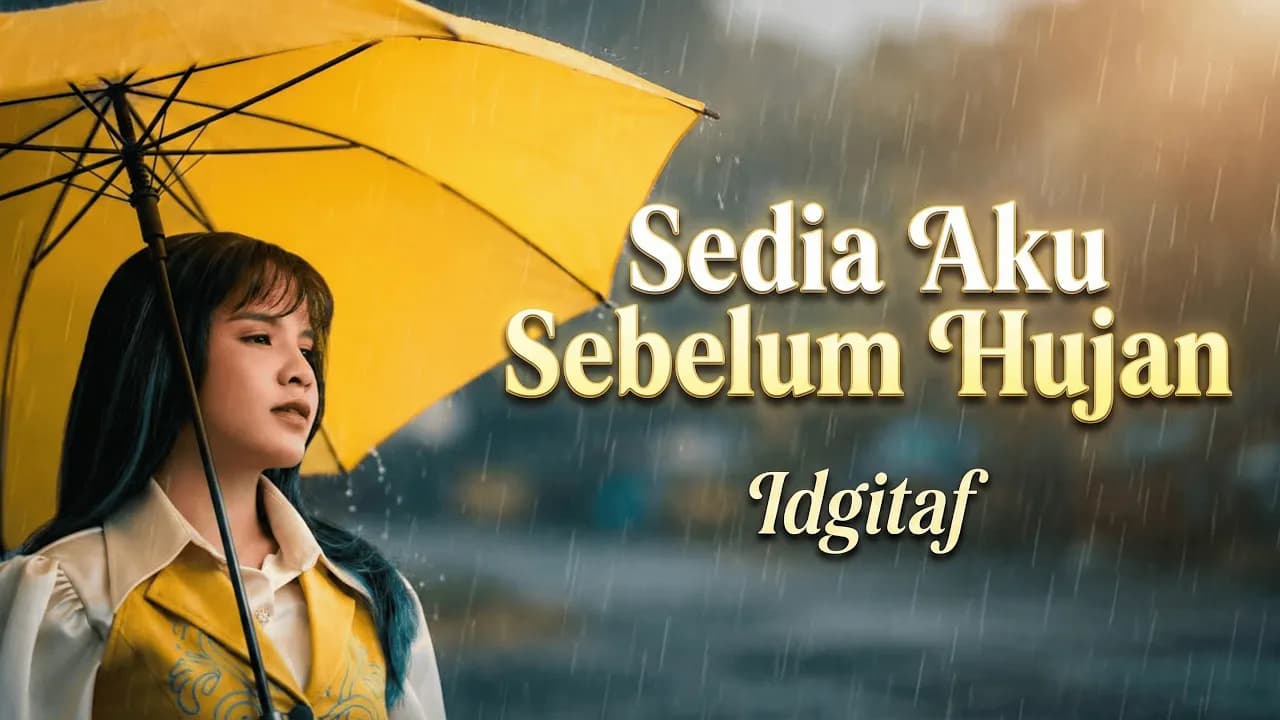 Sedia Aku Sebelum Hujan - Idgitaf | Cover Lirik Video (Sairoji Official)